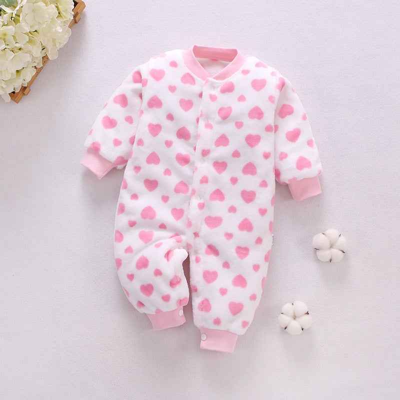 Winter Jumpsuit Coral Fleece Dinosaurs