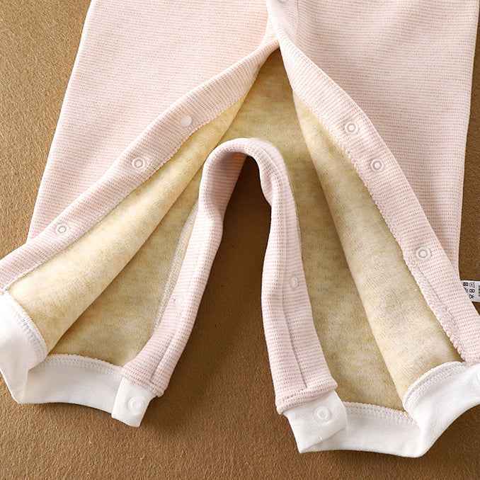 Winter Jumpsuit Polyester Fiber Green Offwhite