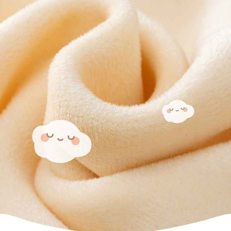 Winter Jumpsuit Polyester Fiber Pink Offwhite