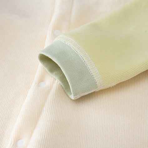 Winter Jumpsuit Polyester Fiber Pink Offwhite