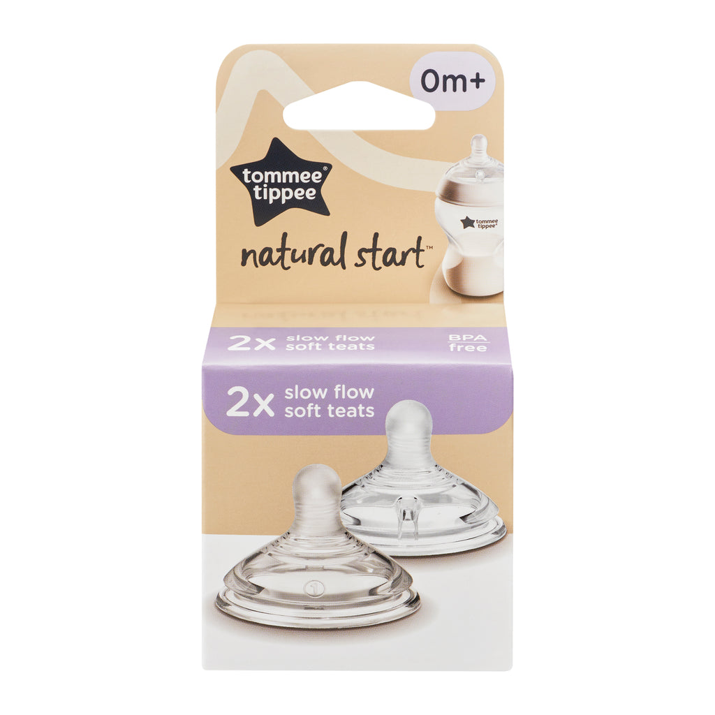 Natural Start Soft Teat Slow Flow Feeding Bottle - Tommee Tippee