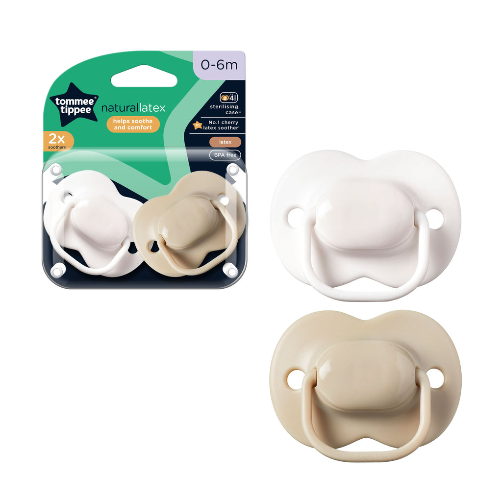 Cherry Latex Soother - 2x 0-6m - Tommee Tippee