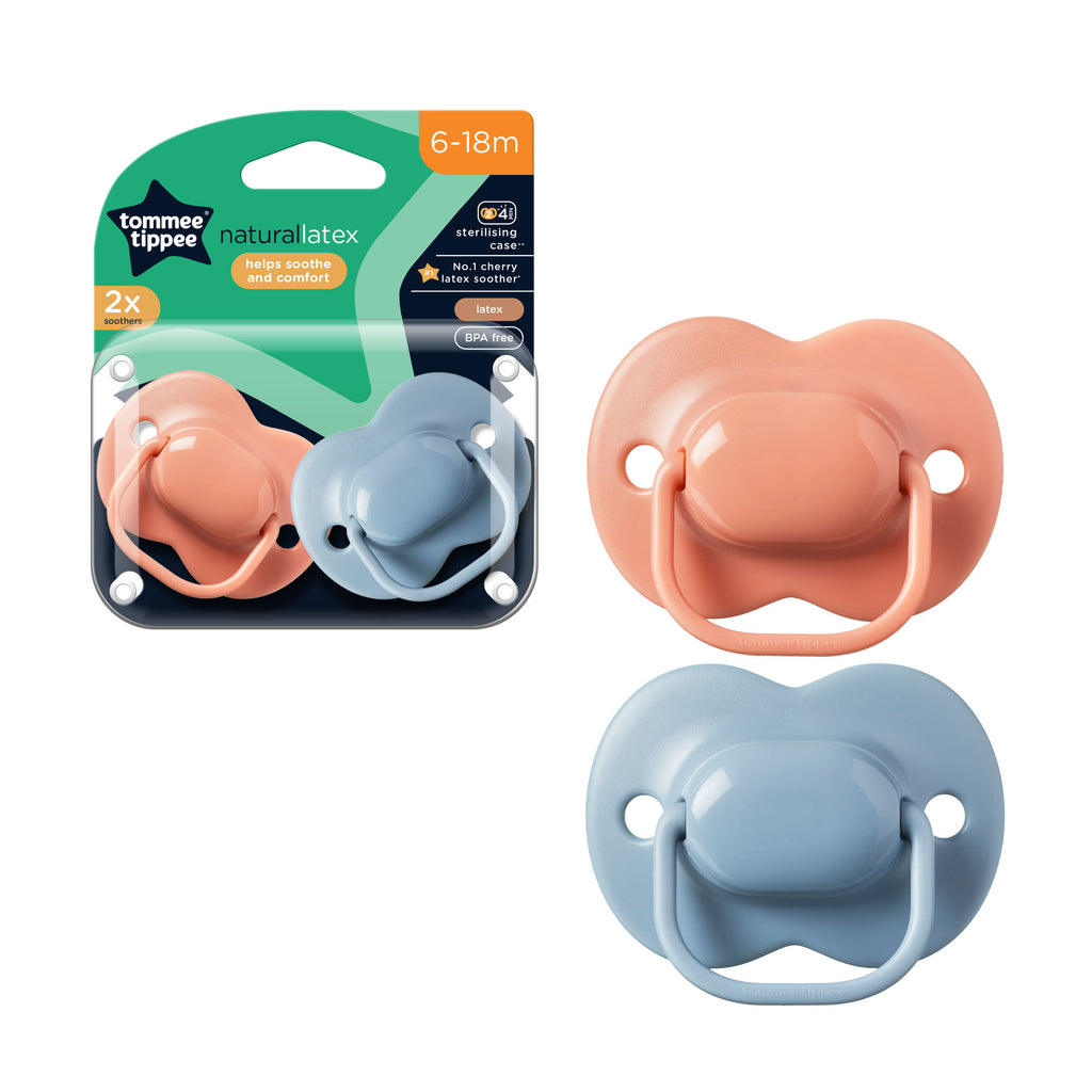 Cherry Latex Soother - 2x 6-18m - Tommee Tippee