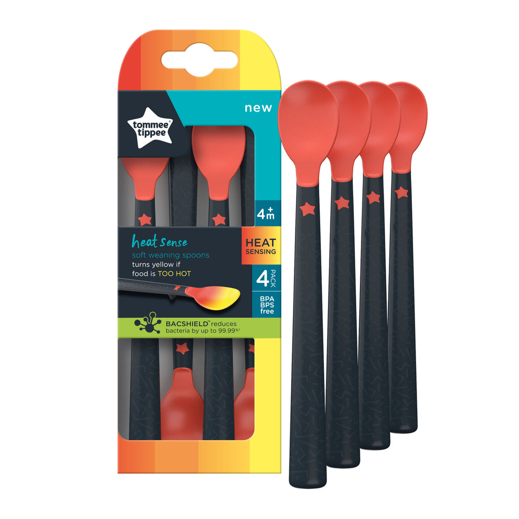 4x Heat Sense Weaning Spoon Al Ar - Tommee Tippee
