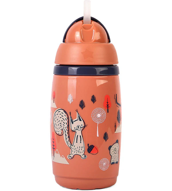 1X Insulated Straw Cup AL IL Pink 266ml - Tommee Tippee