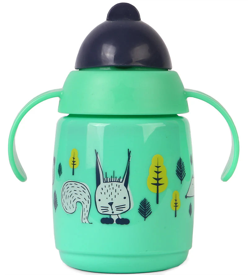 1X TRNR Straw Cup AL IL Green 300ml - Tommee Tippee