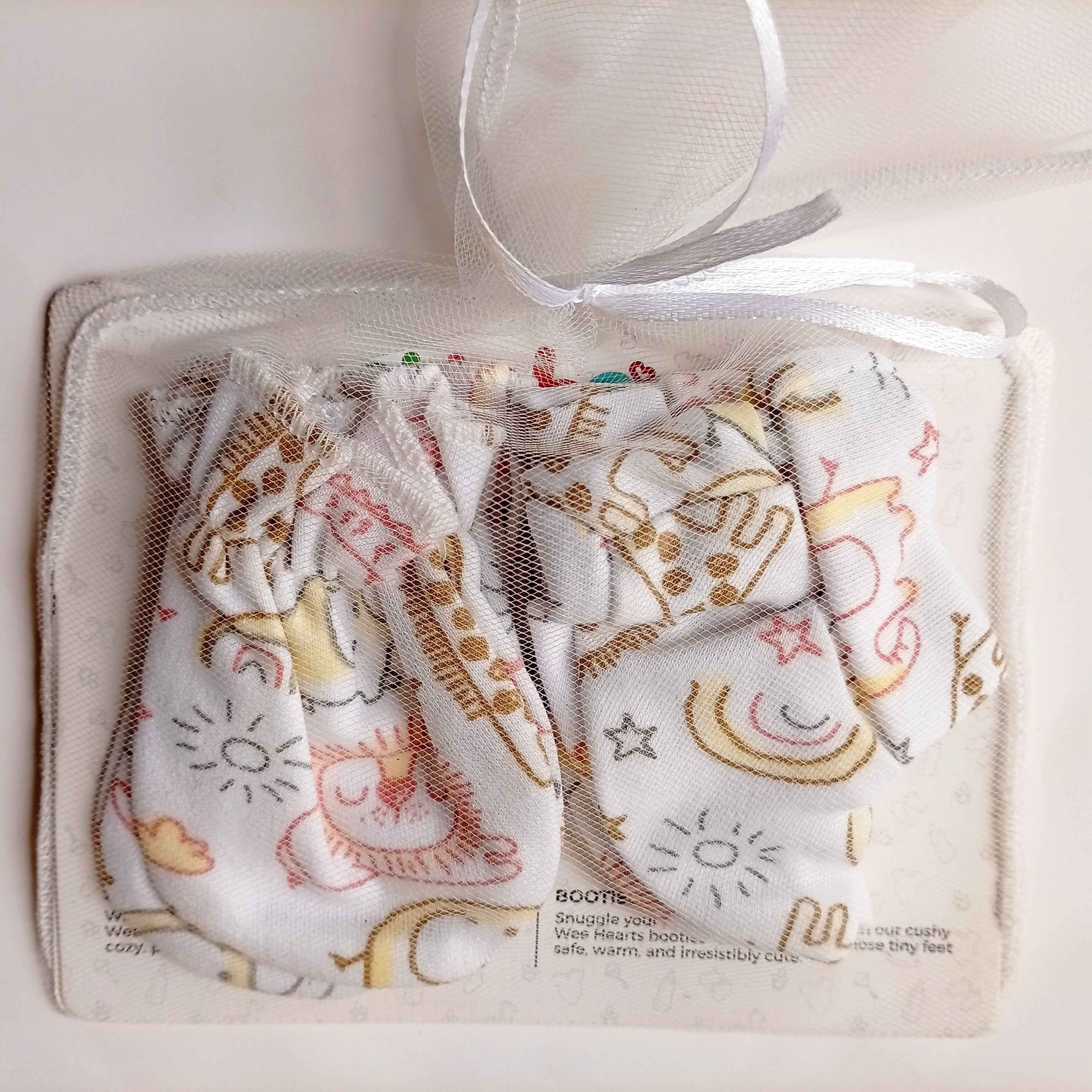 Safari Mittens and Booties Set