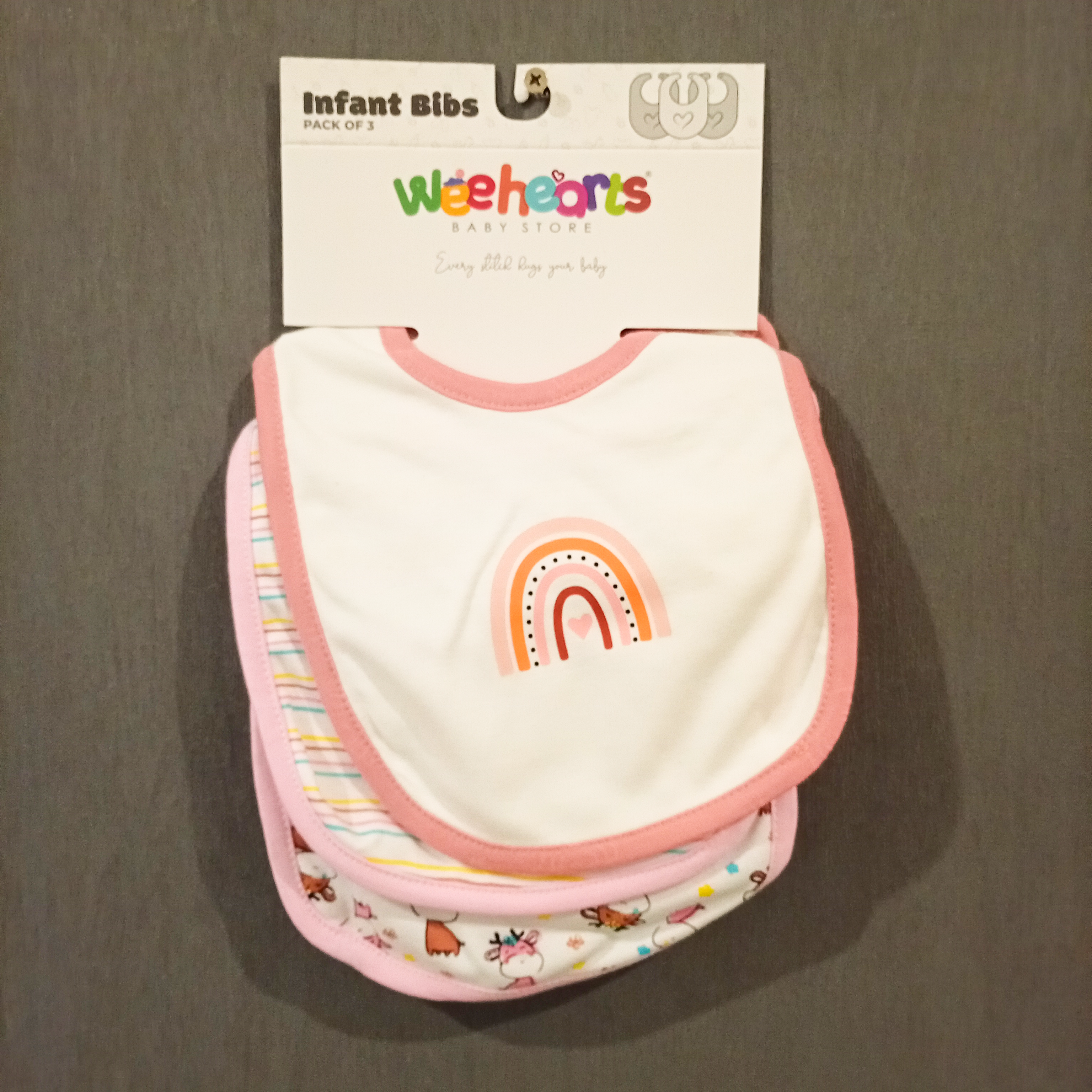 Reindeer & Safari Theme Bib Combo 3 Pcs Pack