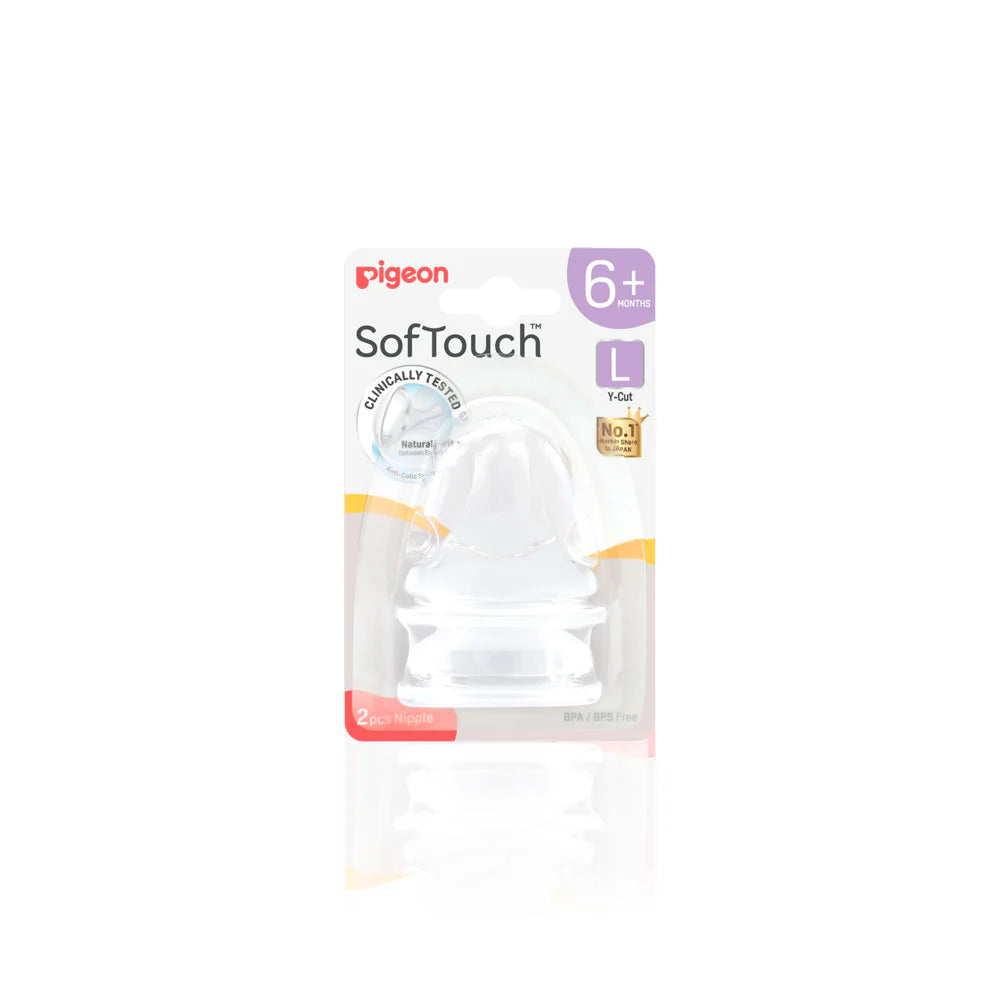 SOFTOUCH NIPPLE 2PC L