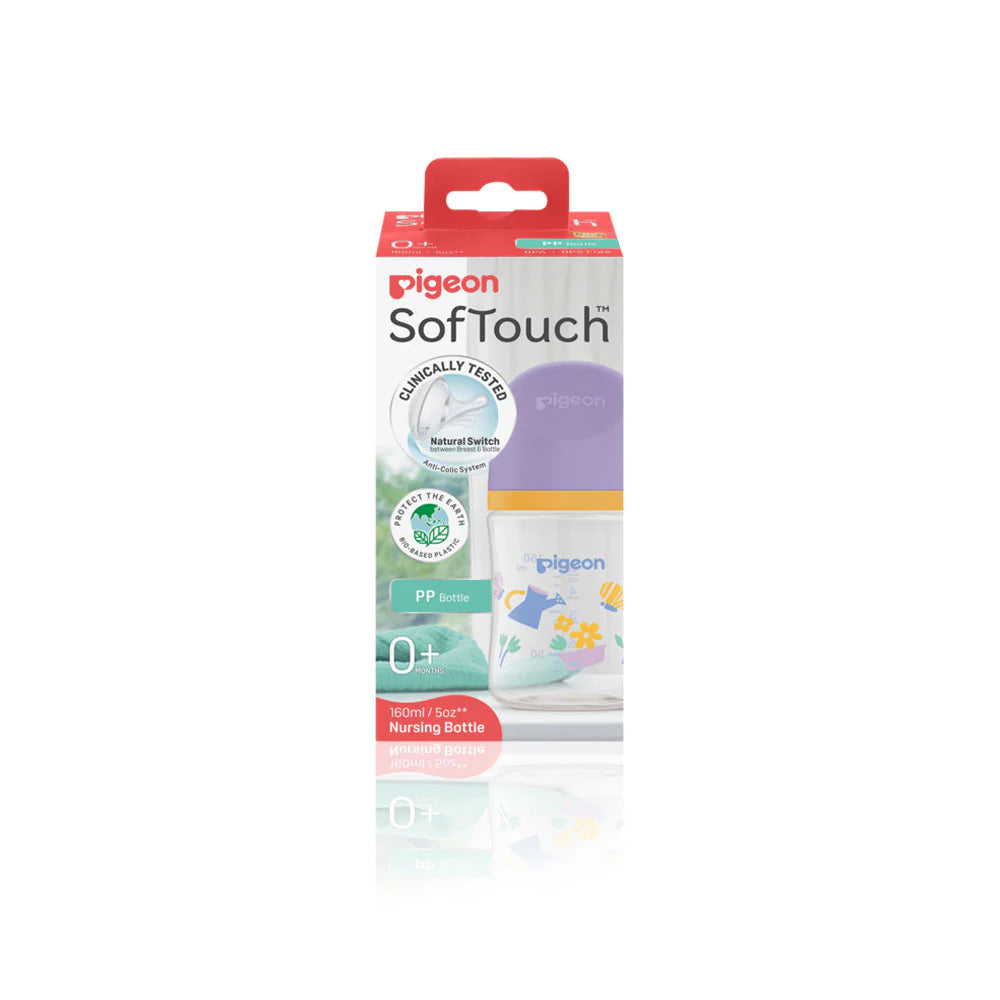SOFTOUCH BPP NURSING BOTTLE 160ML SPRING