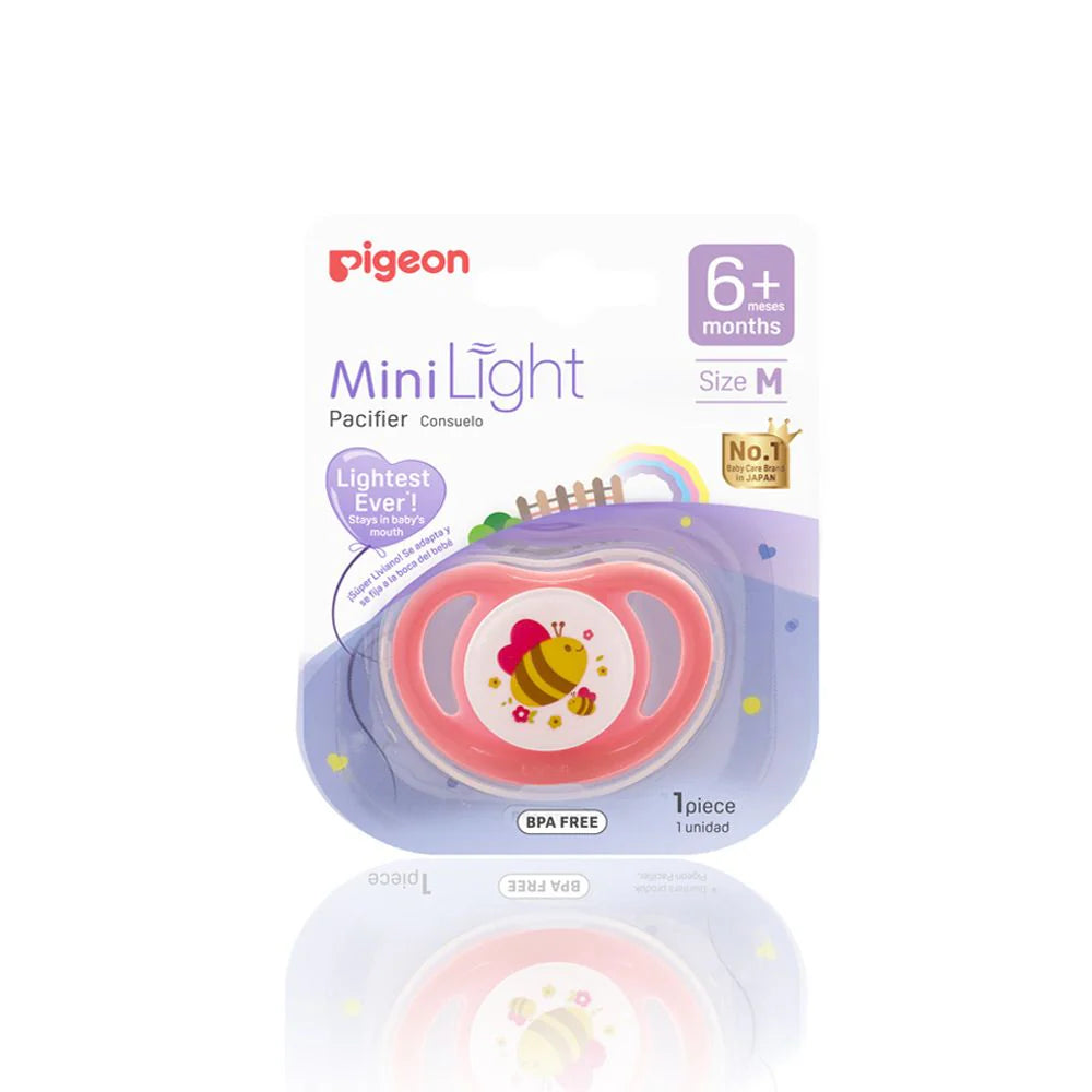 MINI LIGHT PACIFIER (M) GIRL-BEE