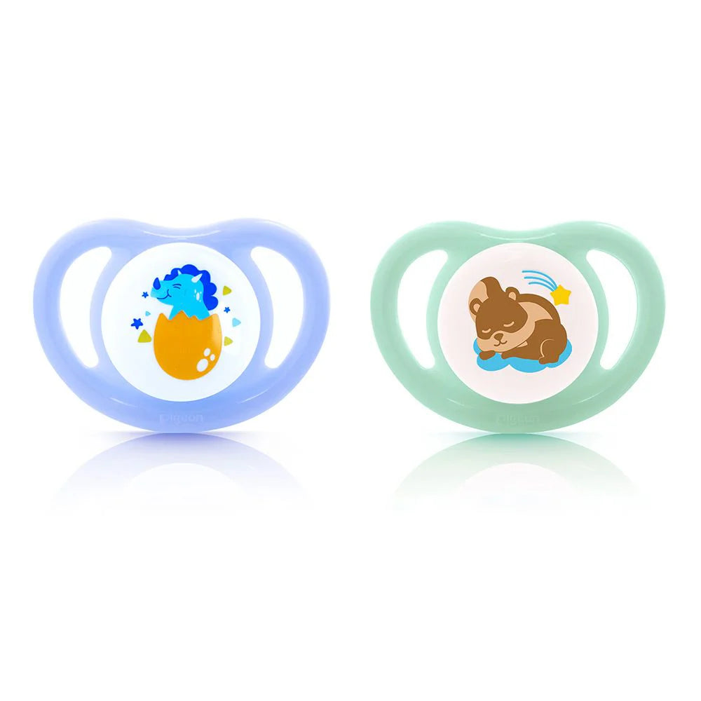 PACIFIER PK-2 (S) - DINO EGG & SQUIRREL