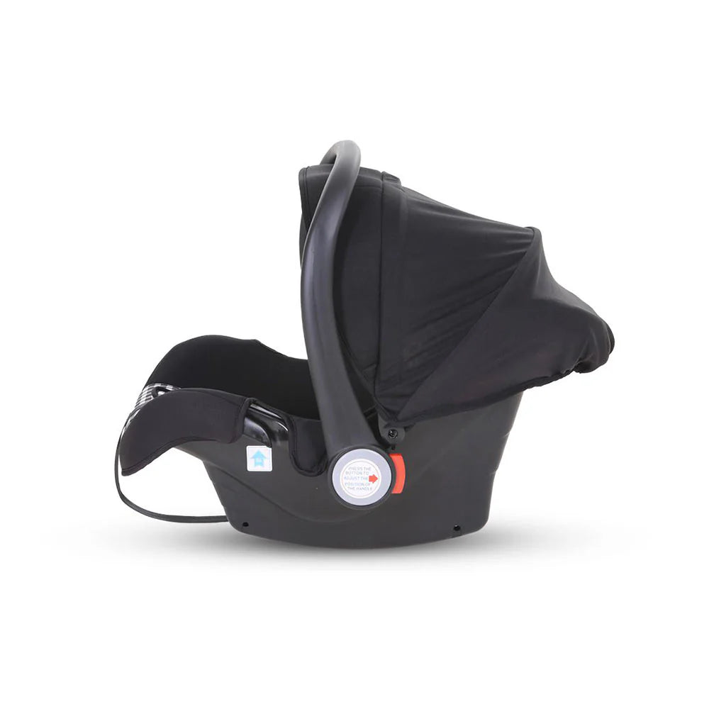 TINNIES BABY CARRY COT - BLACK CHECK