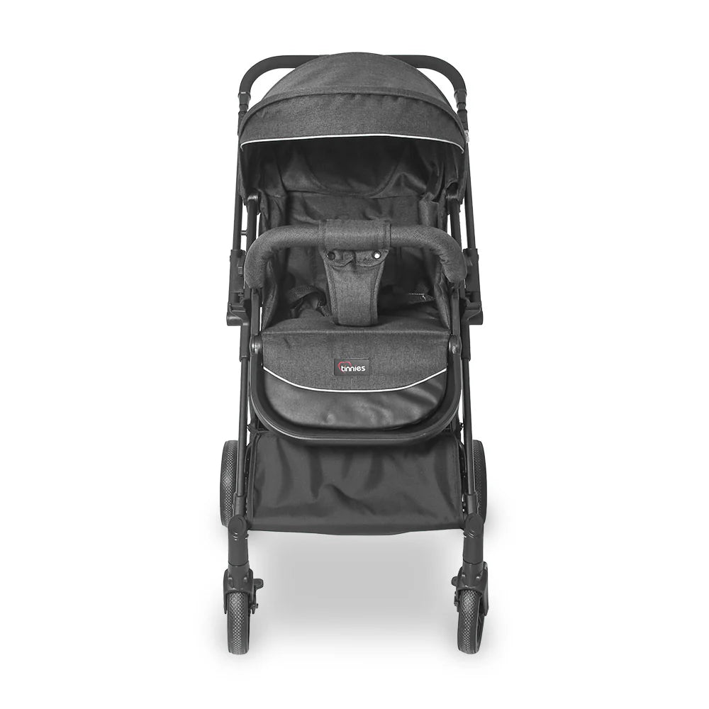TINNIES STROLLER WITH REVERSIBLE HANDLE BLACK