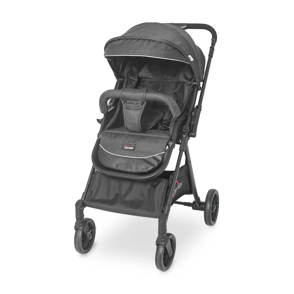 TINNIES STROLLER WITH REVERSIBLE HANDLE BLACK