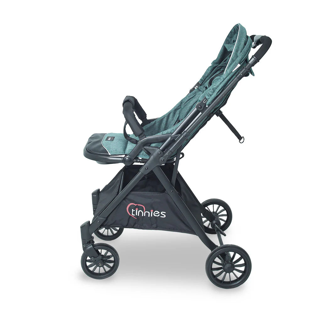 TINNIES STROLLER WITH REVERSIBLE HANDLE GREEN