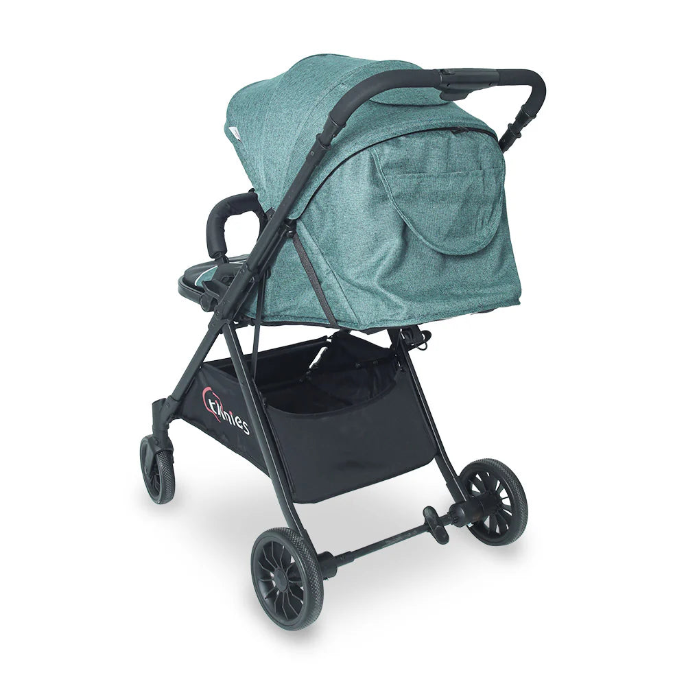 TINNIES STROLLER WITH REVERSIBLE HANDLE GREEN