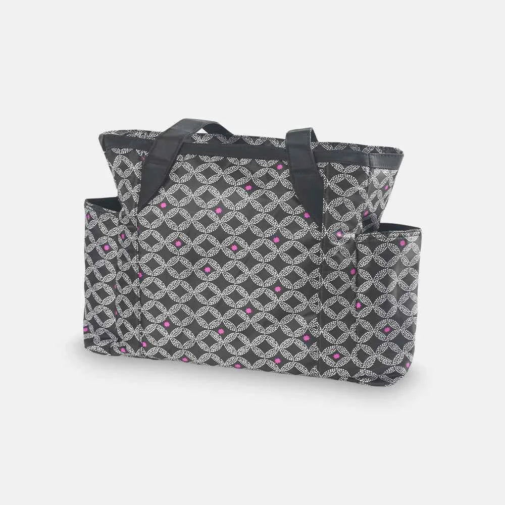 TINNIES BABY DIAPER BAG BLACK PRINTED