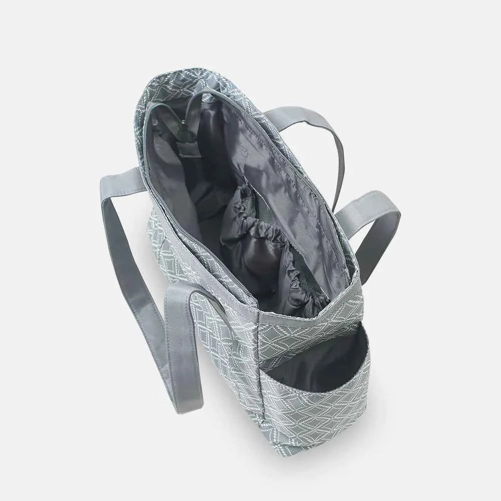 TINNIES BABY DIAPER BAG GREY PRINTED