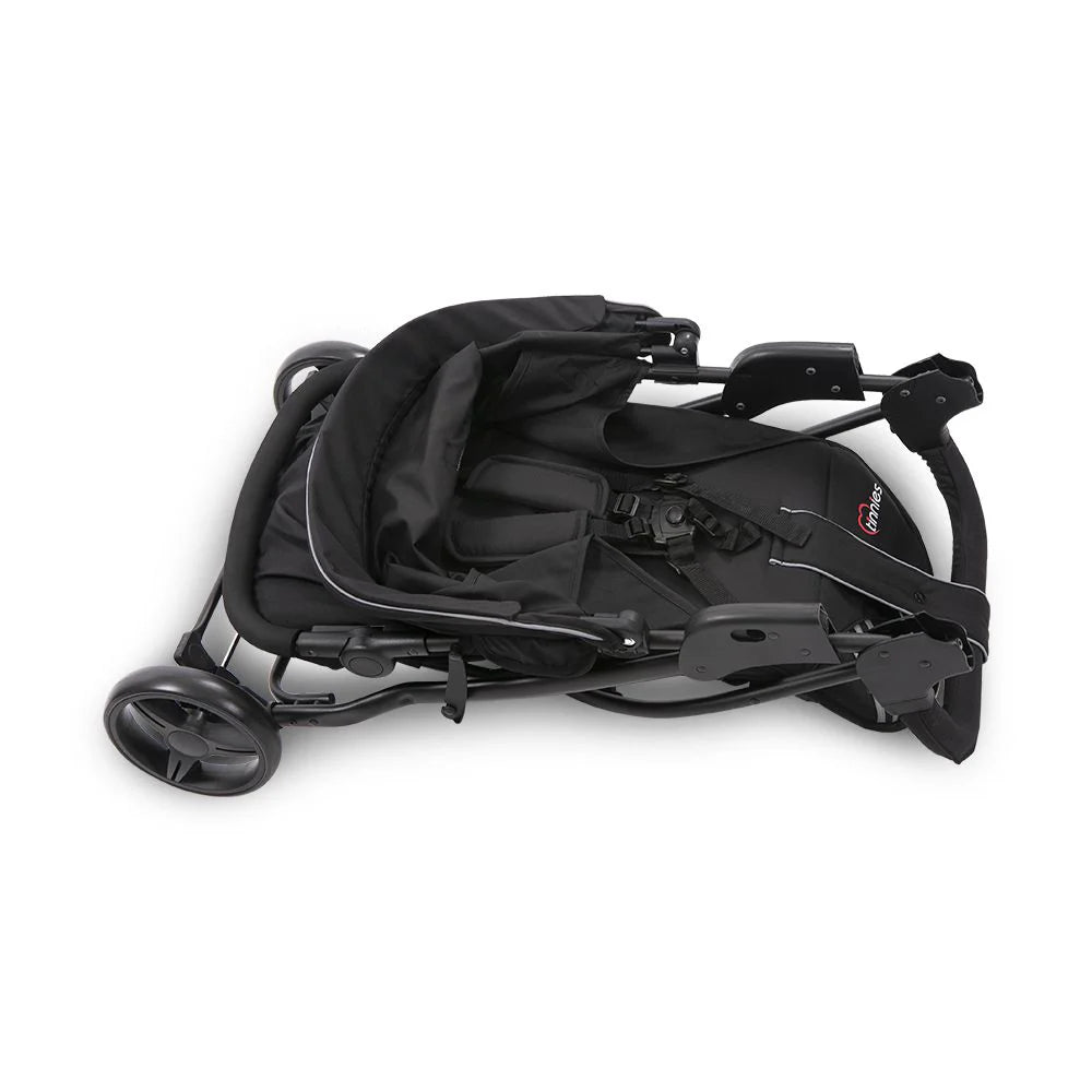 TINNIES BABY STROLLER 3 WHEELER-BLACK