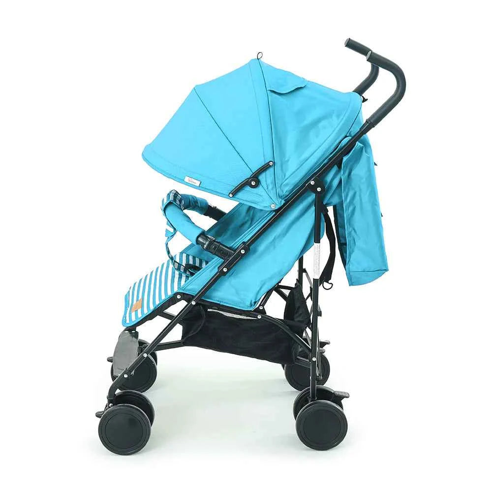 TINNIES BABY BUGGY-GREEN STRIPPED