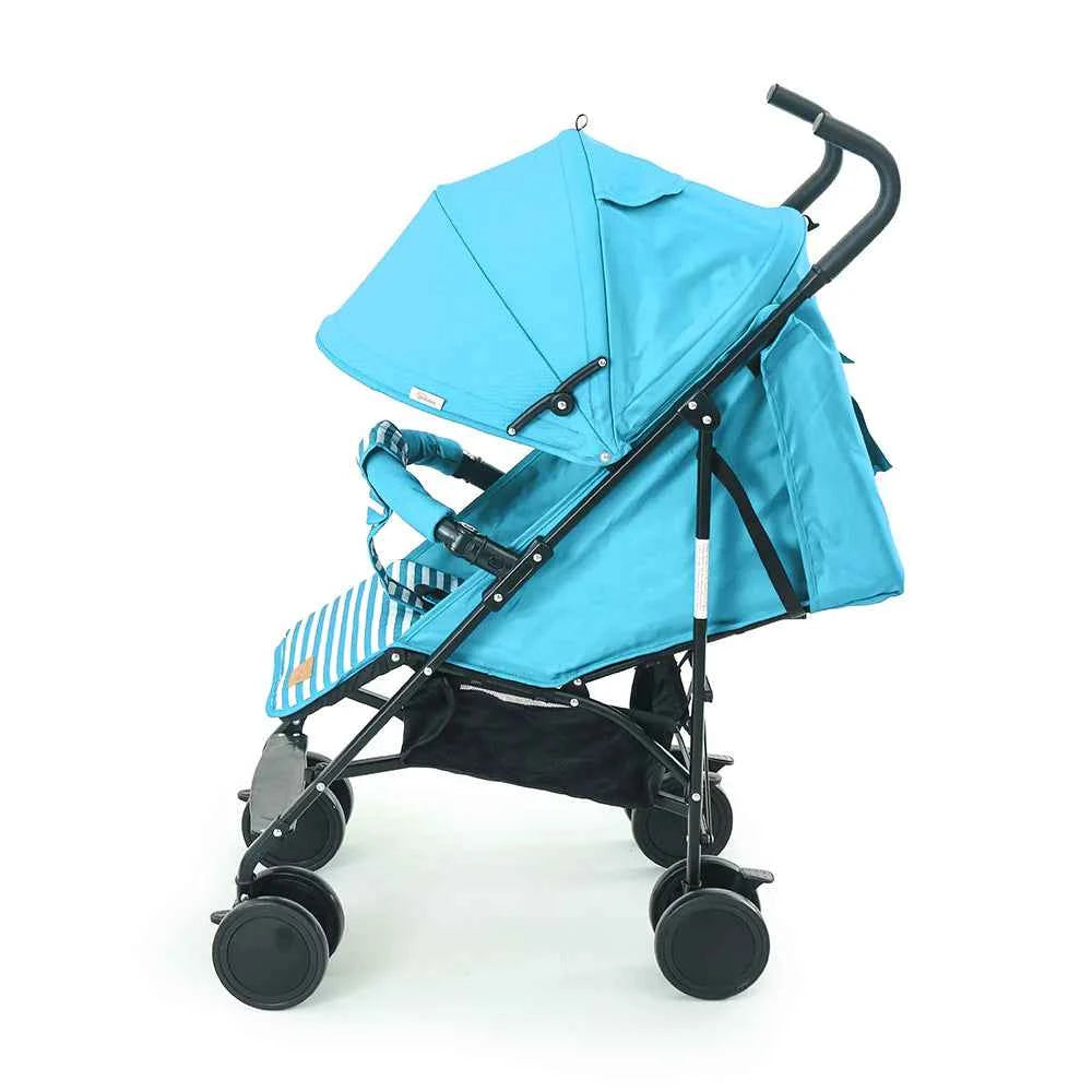 TINNIES BABY BUGGY-GREEN STRIPPED