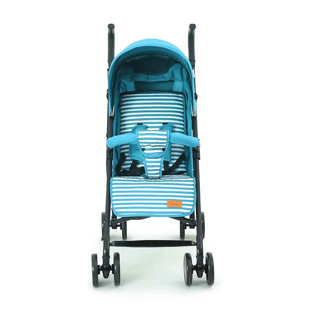 TINNIES BABY BUGGY-GREEN STRIPPED
