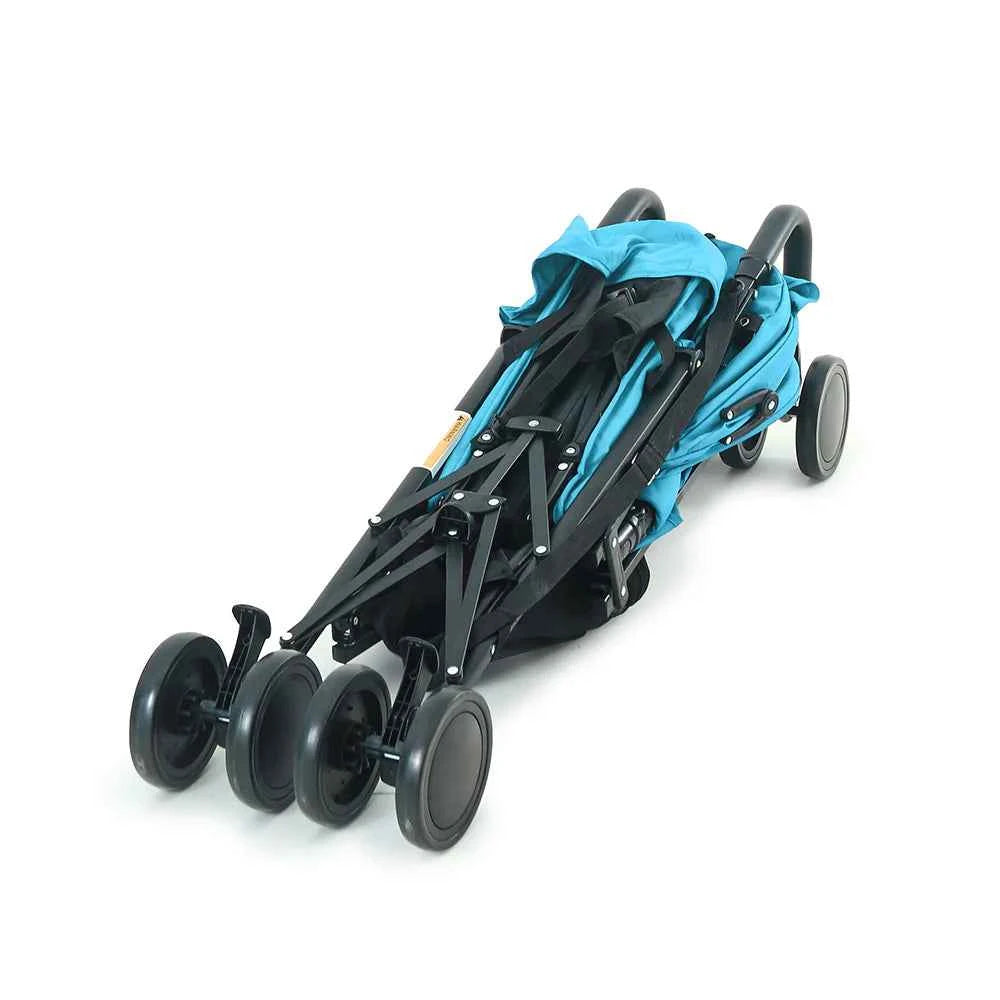 TINNIES BABY BUGGY-GREEN STRIPPED