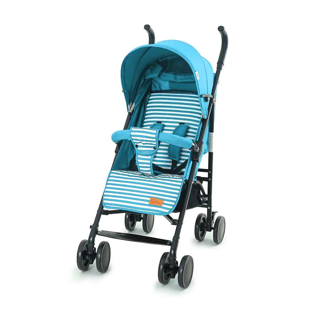 TINNIES BABY BUGGY-GREEN STRIPPED