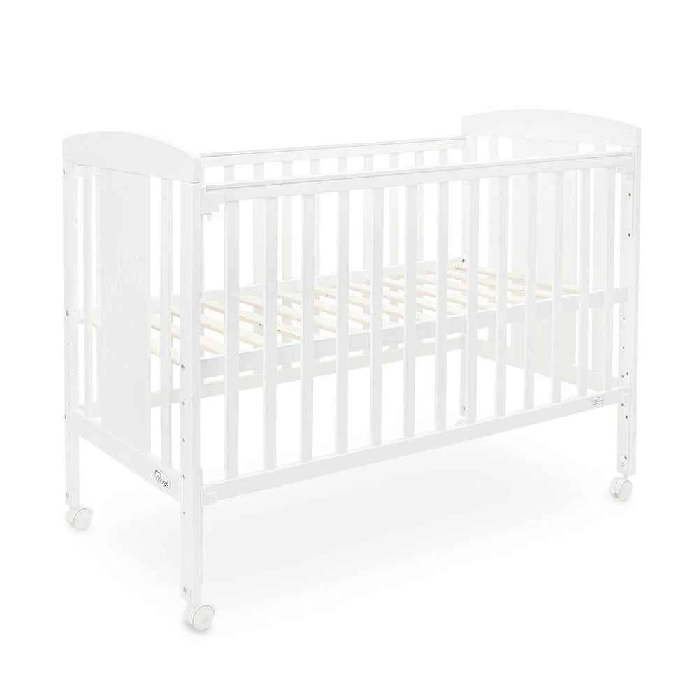 TINNIES WOODEN COT WHITE