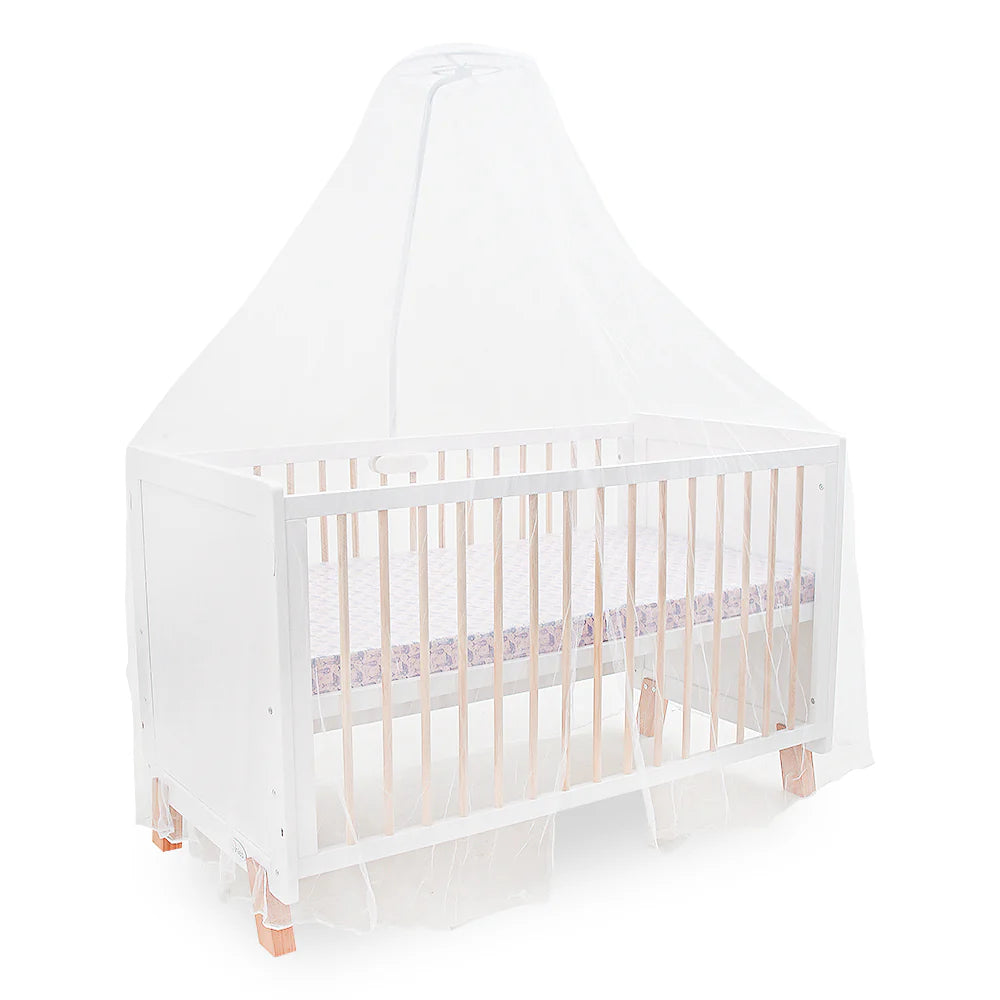 TINNIES WOODEN COT W/BED