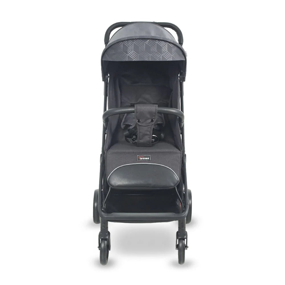 TINNIES BABY STROLLER AUTO FOLDING GREY