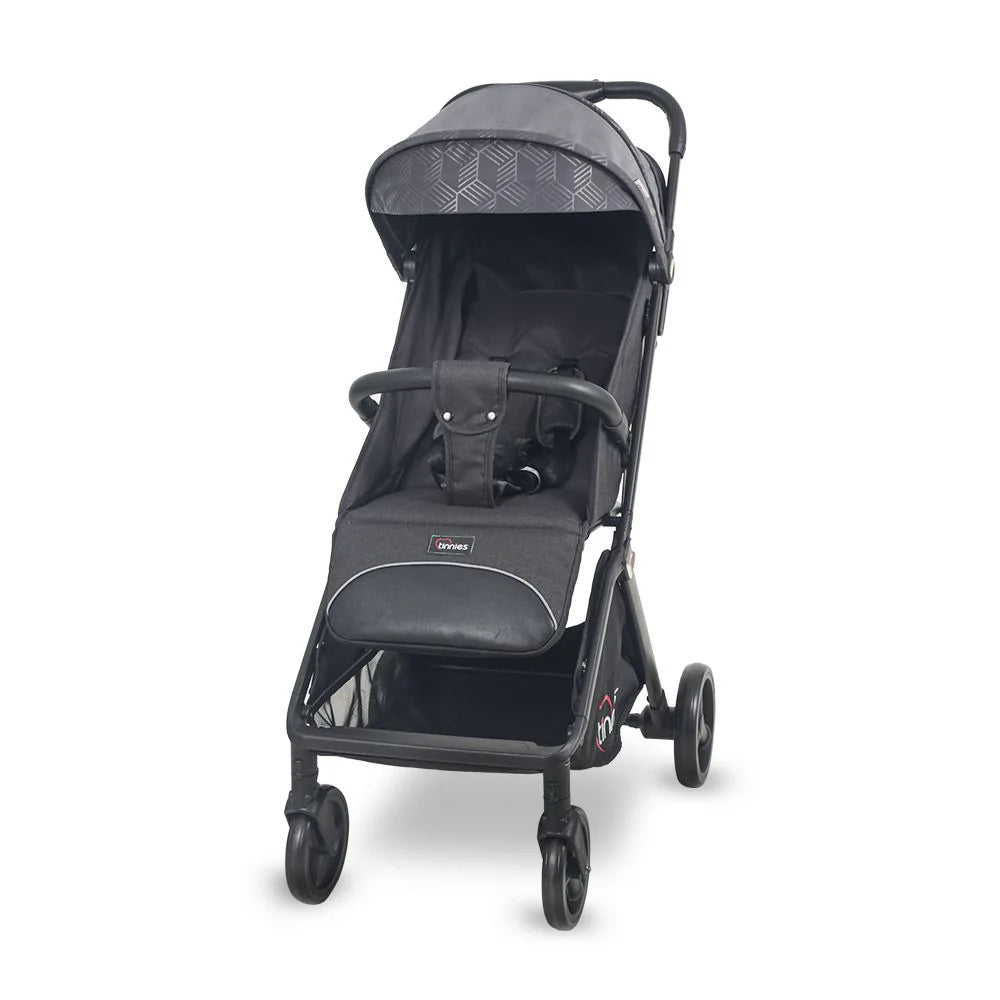 TINNIES BABY STROLLER AUTO FOLDING GREY