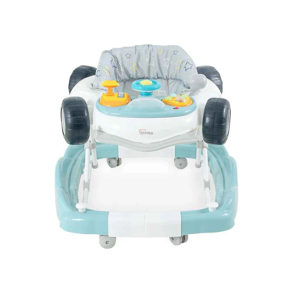 TINNIES BABY WALKER CAR BLUE