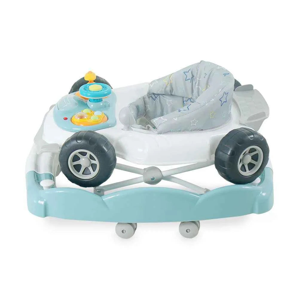 TINNIES BABY WALKER CAR BLUE