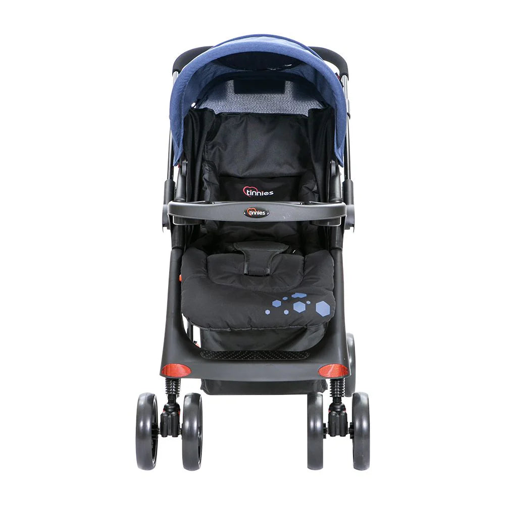 TINNIES BABY STROLLER REVERSIBLE HANDLE BLACK