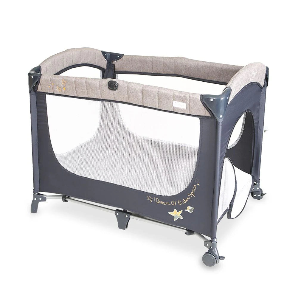TINNIES DROP SIDE PLAY PEN (BLUE)