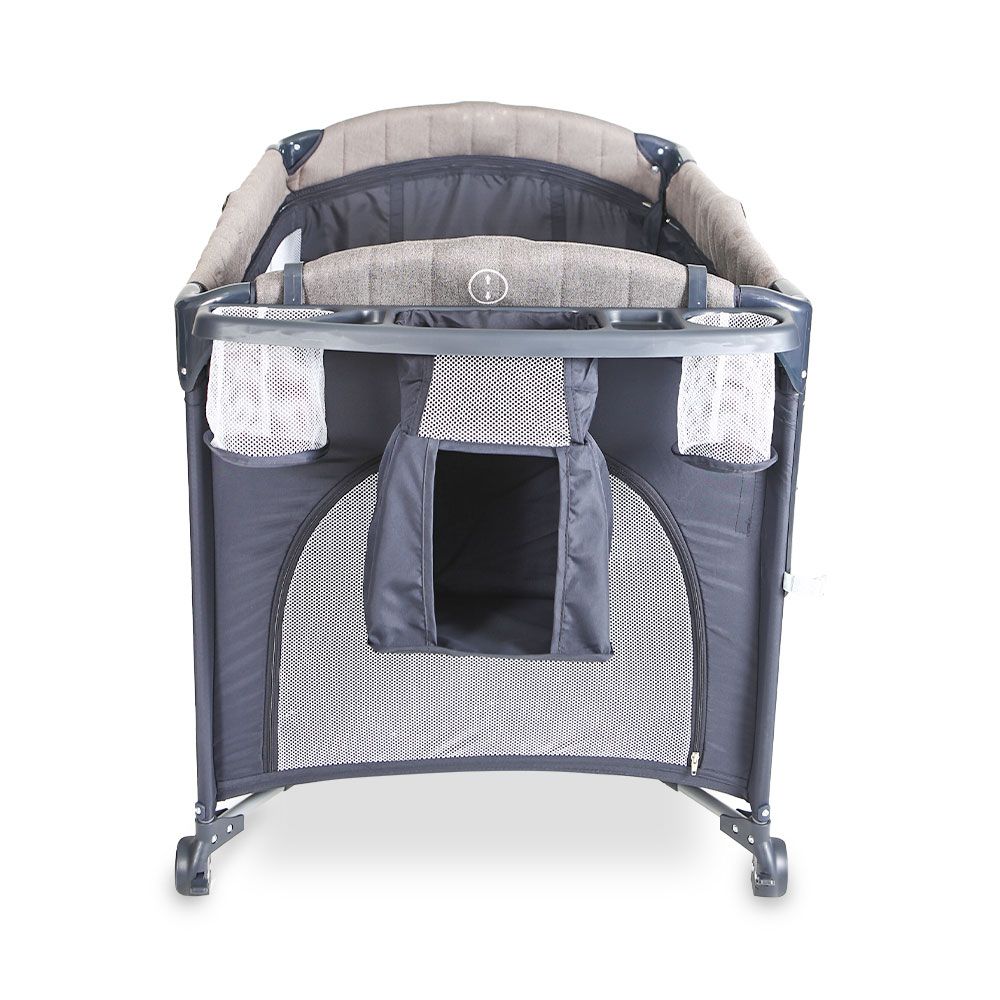 TINNIES DROP SIDE PLAY PEN (BLUE)
