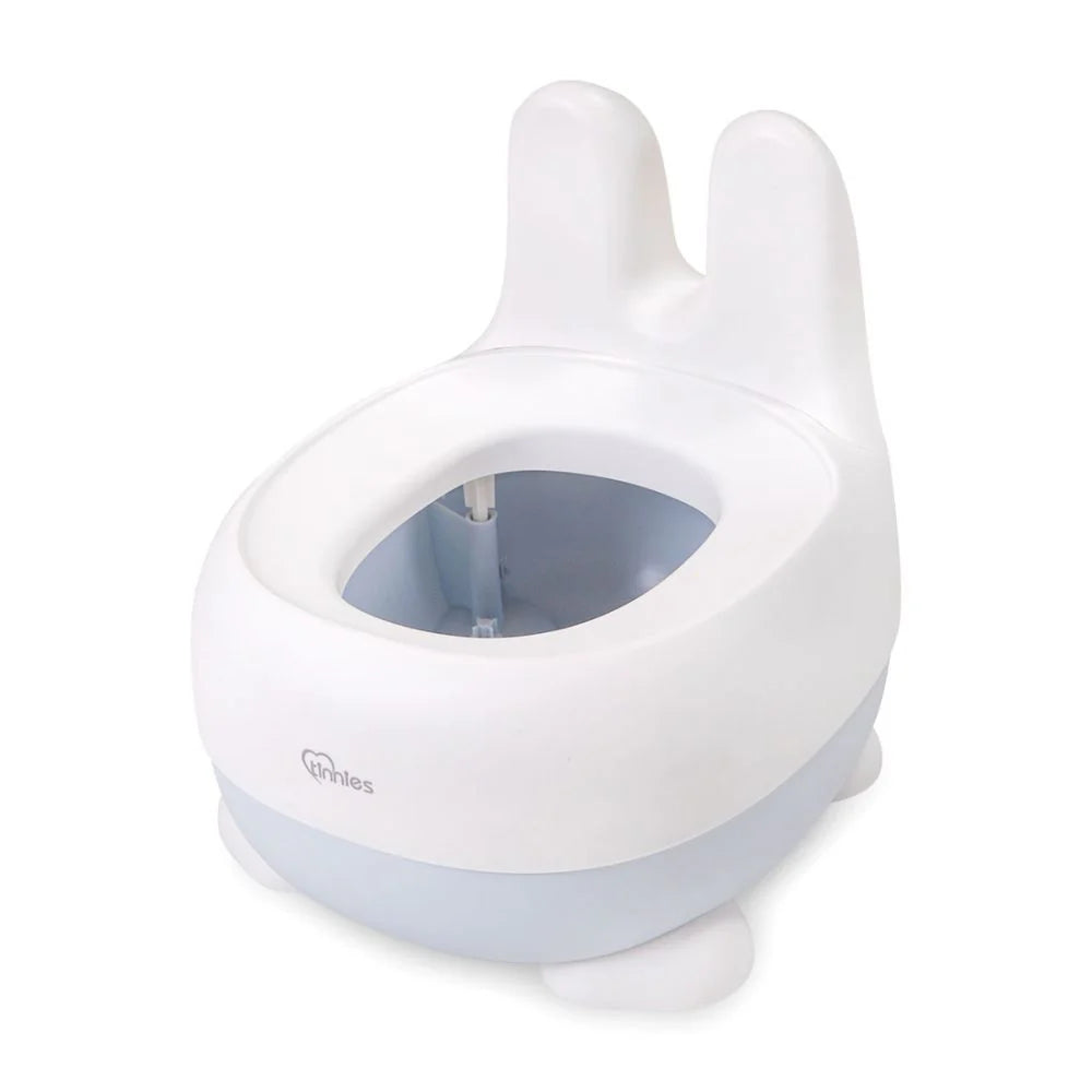 TINNIES RABBIT BABY POTTY BLUE AND WHITE