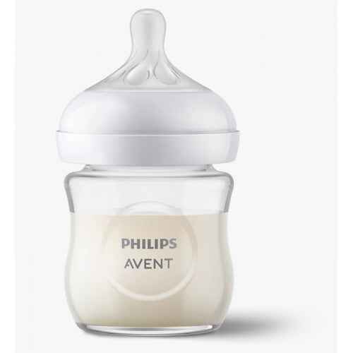 Philips Avent Natural Response Glass Bottle 120ml Bottle (Copy)