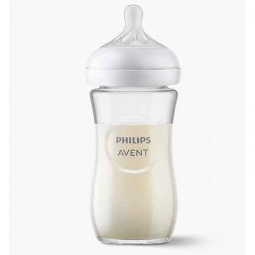 Philips Avent Natural Response Glass Bottle 240ml Bottle (Copy)