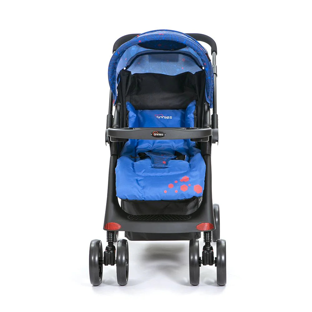 TINNIES BABY STROLLER REVERSIBLE HANDLE ROYAL BLUE