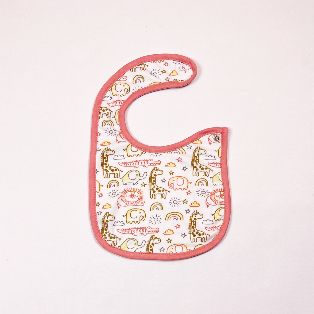 Hello & Safari Theme Bib Combo 3 Pcs Pack