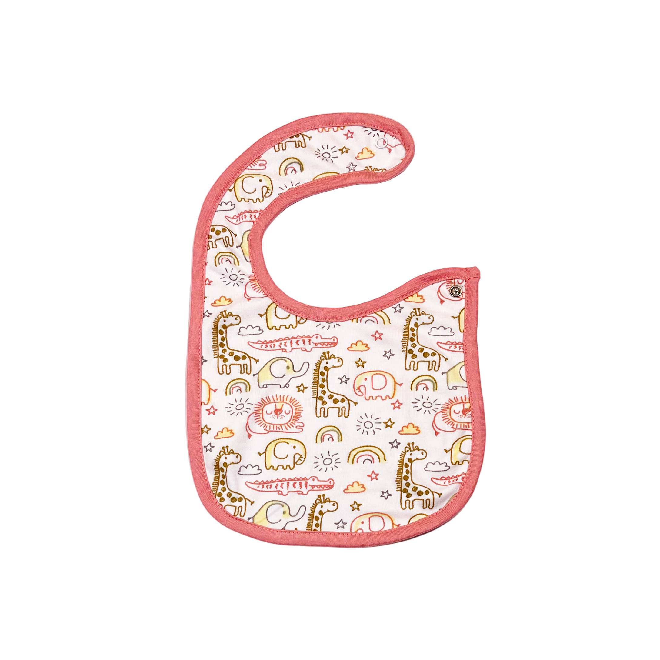 Safari Theme Animal Print Bib