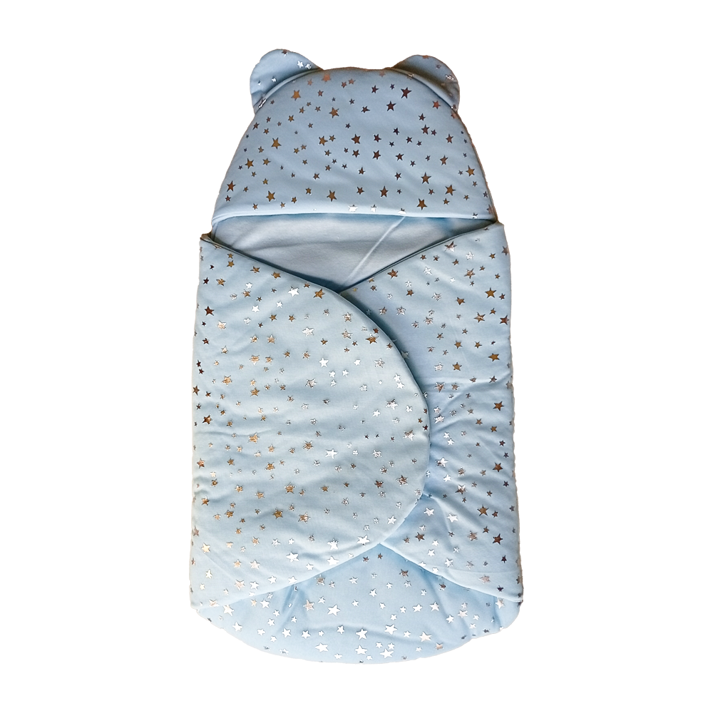 Fancy Light Blue Silver Design Carry Nest