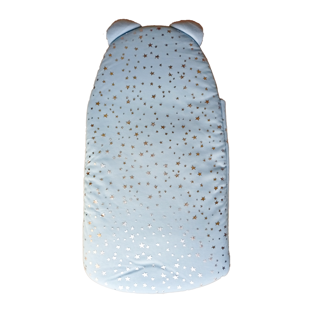 Fancy Light Blue Silver Design Carry Nest