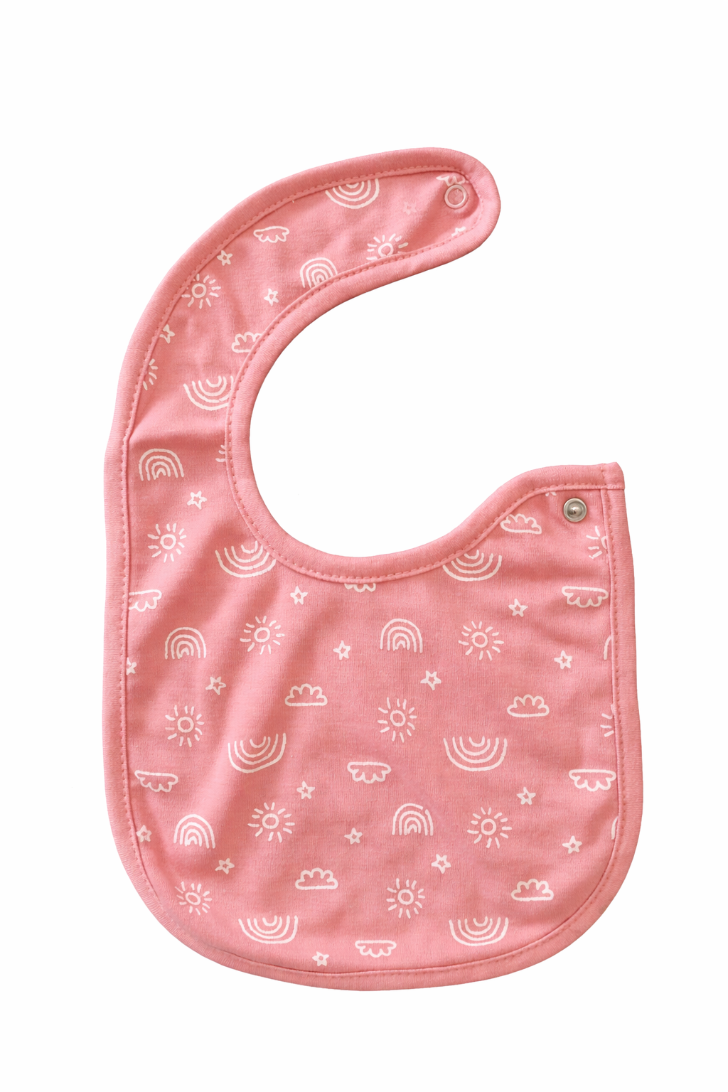 Rose Pink Rainbow Bib Combo 3 Pcs Pack