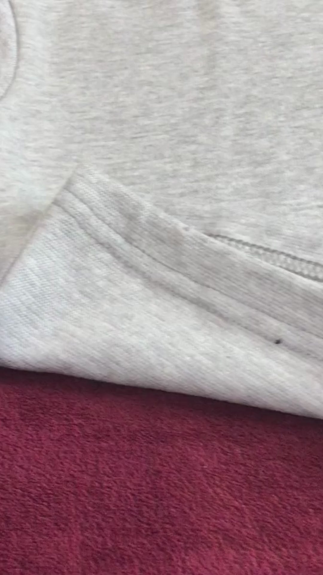 Winter Thermal Heather Grey Sweatshirt & Footie Pajama