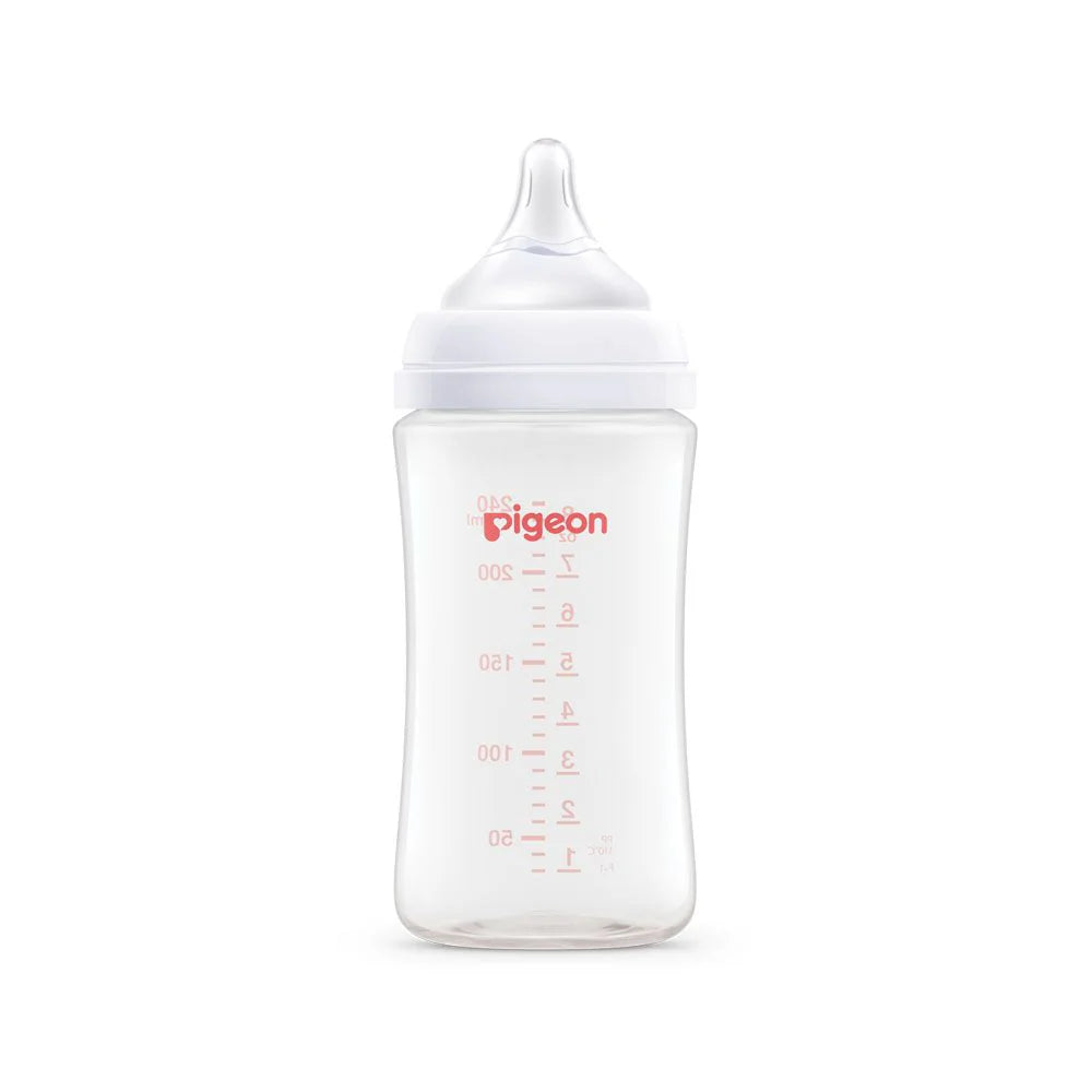 SOFTOUCH BPP NURSING BOTTLE 240ML LOGO