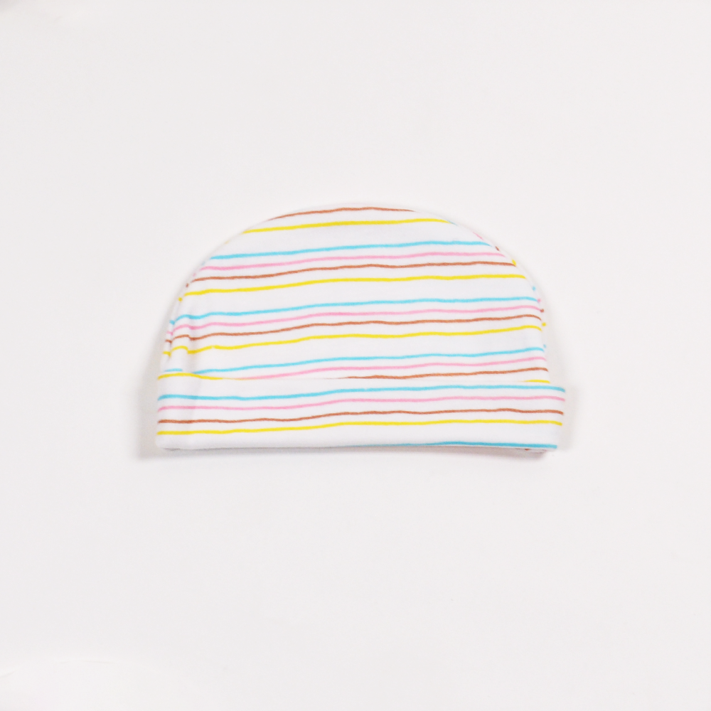 PINK MULTICOLOR LINES CAP